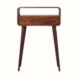 Hamade Open Console Table, Small - Chestnut