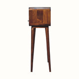 Hamade Open Console Table, Small - Chestnut