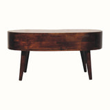 Haft Coffee Table, Medium - Light Walnut