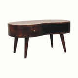 Haft Coffee Table, Medium - Light Walnut