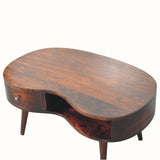 Haft Coffee Table, Medium - Light Walnut