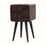 Hamade Bedside Table, Small - Light Walnut