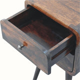 Hamade Bedside Table, Small - Light Walnut