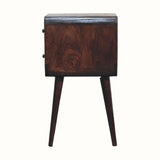 Hamade Bedside Table, Small - Light Walnut