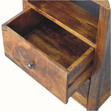 Arellano Open Bedside Table - Chestnut