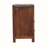 Arellano Open Bedside Table - Chestnut