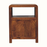 Arellano Open Bedside Table - Chestnut