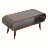 Laurie Open Coffee Table - Light Walnut