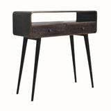 Hamade Open Console Table, Medium - Walnut