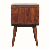 Hamade Bedside Table, Large - Chestnut