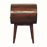 Merrill Open Bedside Table, Large - Chestnut