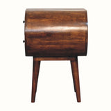 Merrill 2 Drawer Bedside Table, Large - Chestnut