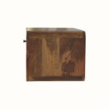 Hamade Open Wall-Mounted Bedside Table, Large - Natural