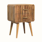 Stella Bedside Table - Natural