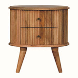 Jalla Bedside Table, Small - Natural