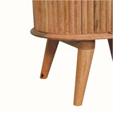 Jalla Bedside Table, Small - Natural