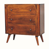 Mintz Chest of 3 Drawers - Chestnut