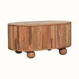 Jalla Coffee Table with Hidden Storage - Natural