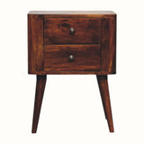 Mintz Bedside Table - Chestnut