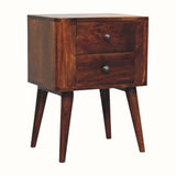 Mintz Bedside Table - Chestnut