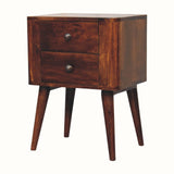 Mintz Bedside Table - Chestnut