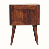 Mintz Bedside Table - Chestnut