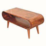 Laurie Open Coffee Table - Honey Caramel