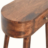 Molina Console Table, Small - California Walnut