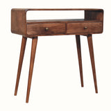 Hamade Open Console Table, Medium - Honey Caramel