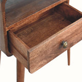 Hamade Open Console Table, Medium - Honey Caramel