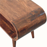 Laurie Open Coffee Table, Medium - California Walnut