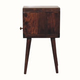 Hamade Open Bedside Table, Small - California Walnut