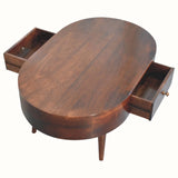 Molina Coffee Table, Medium - California Walnut