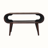 Laurie Open Coffee Table, Small - California Walnut