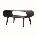 Laurie Open Coffee Table, Small - California Walnut