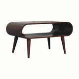 Laurie Open Coffee Table, Small - California Walnut