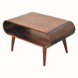 Laurie Open Coffee Table, Small - California Walnut