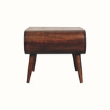 Laurie Open Coffee Table, Small - California Walnut