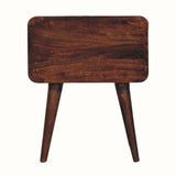 Hamade Bedside Table, Medium - California Walnut