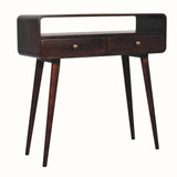 Hamade Open Console Table, Medium - California Walnut