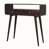 Hamade Open Console Table, Medium - California Walnut