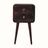 Hamade Bedside Table, Small - California Walnut