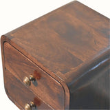 Hamade Bedside Table, Small - California Walnut