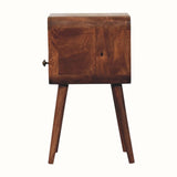 Hamade Open Bedside Table, Small - Honey Caramel