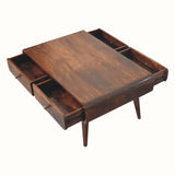 Hamade Coffee Table - California Walnut