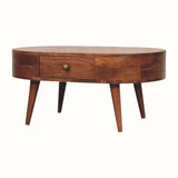 Molina Coffee Table, Medium - Honey Caramel