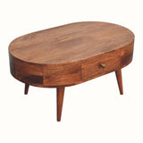 Molina Coffee Table, Medium - Honey Caramel