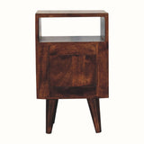 Fogel Open Bedside Table, Small - California Walnut