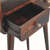 Hamade Open Console Table, Small - California Walnut