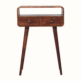 Hamade Open Console Table, Small - Honey Caramel